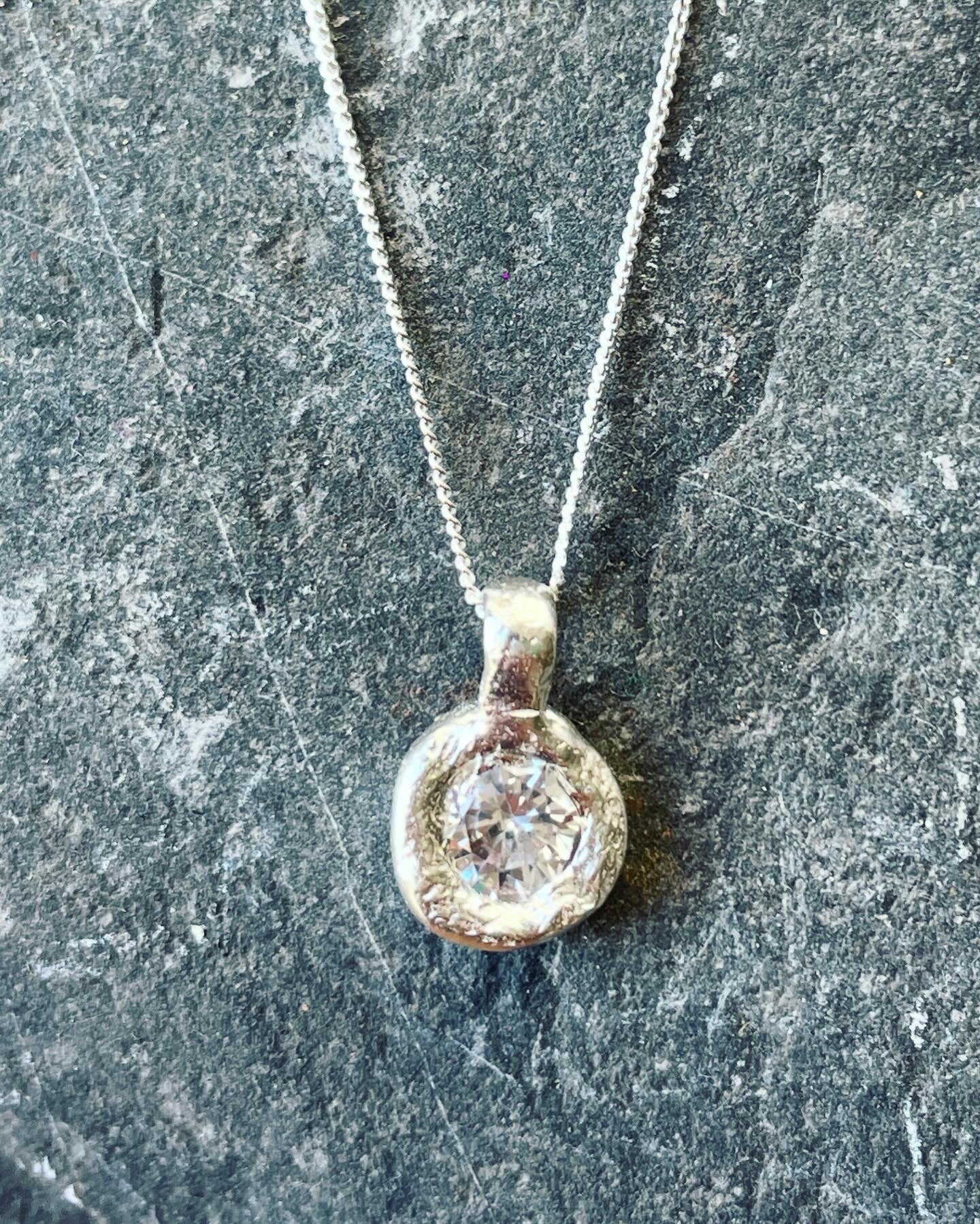 Tiny Pebble Necklace