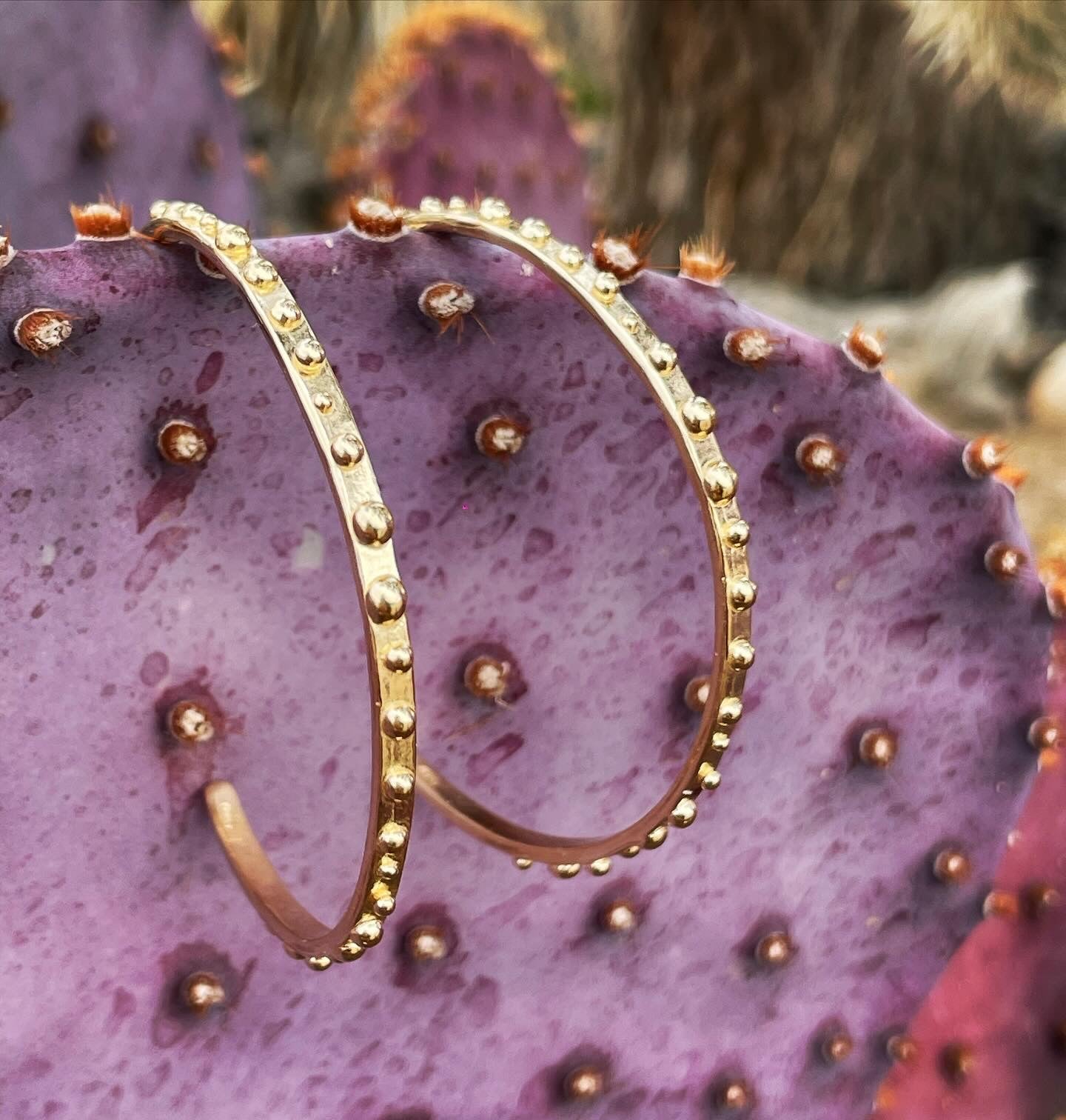 Big Raindrop Hoops