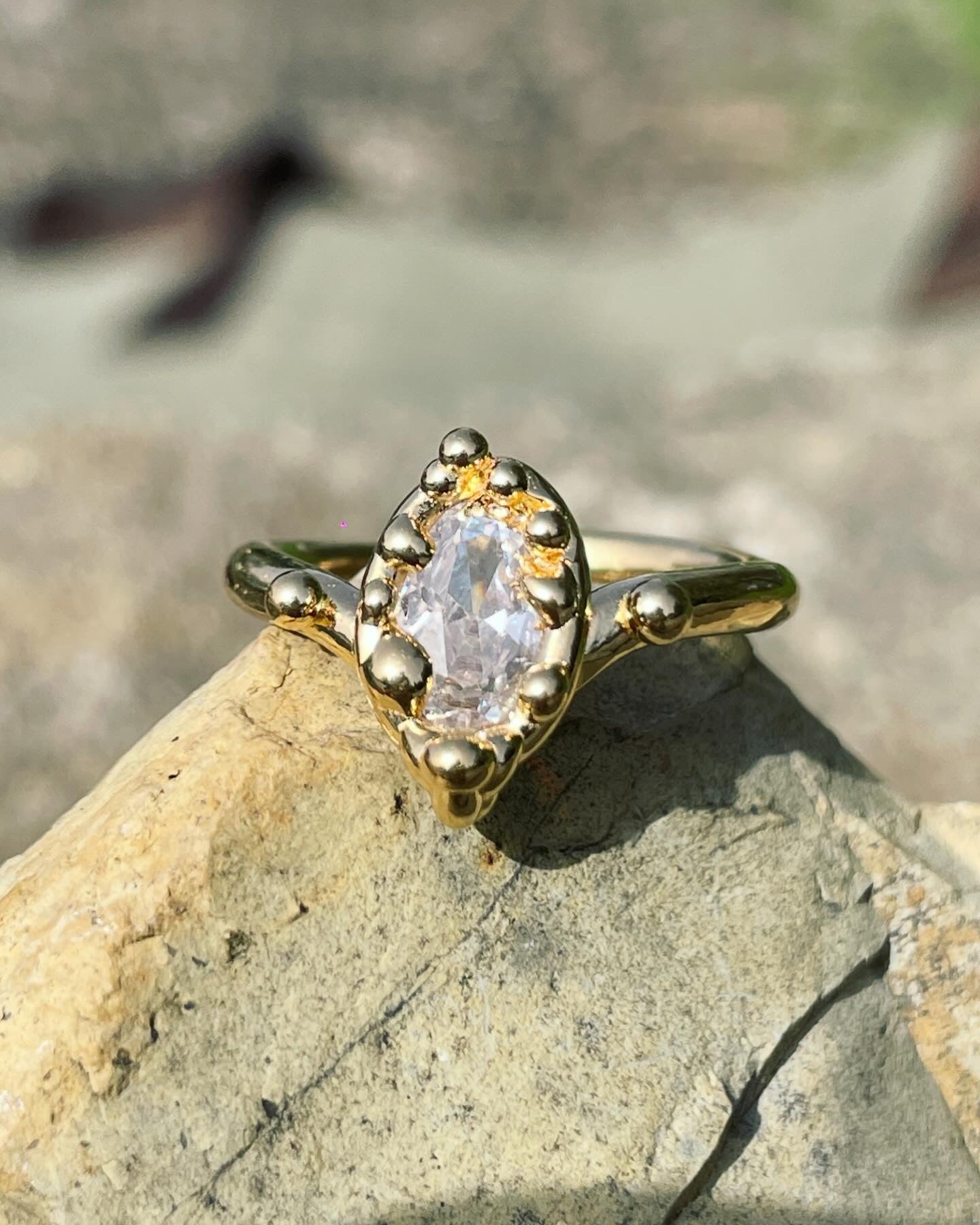 Princess of the Sea Solitaire Ring