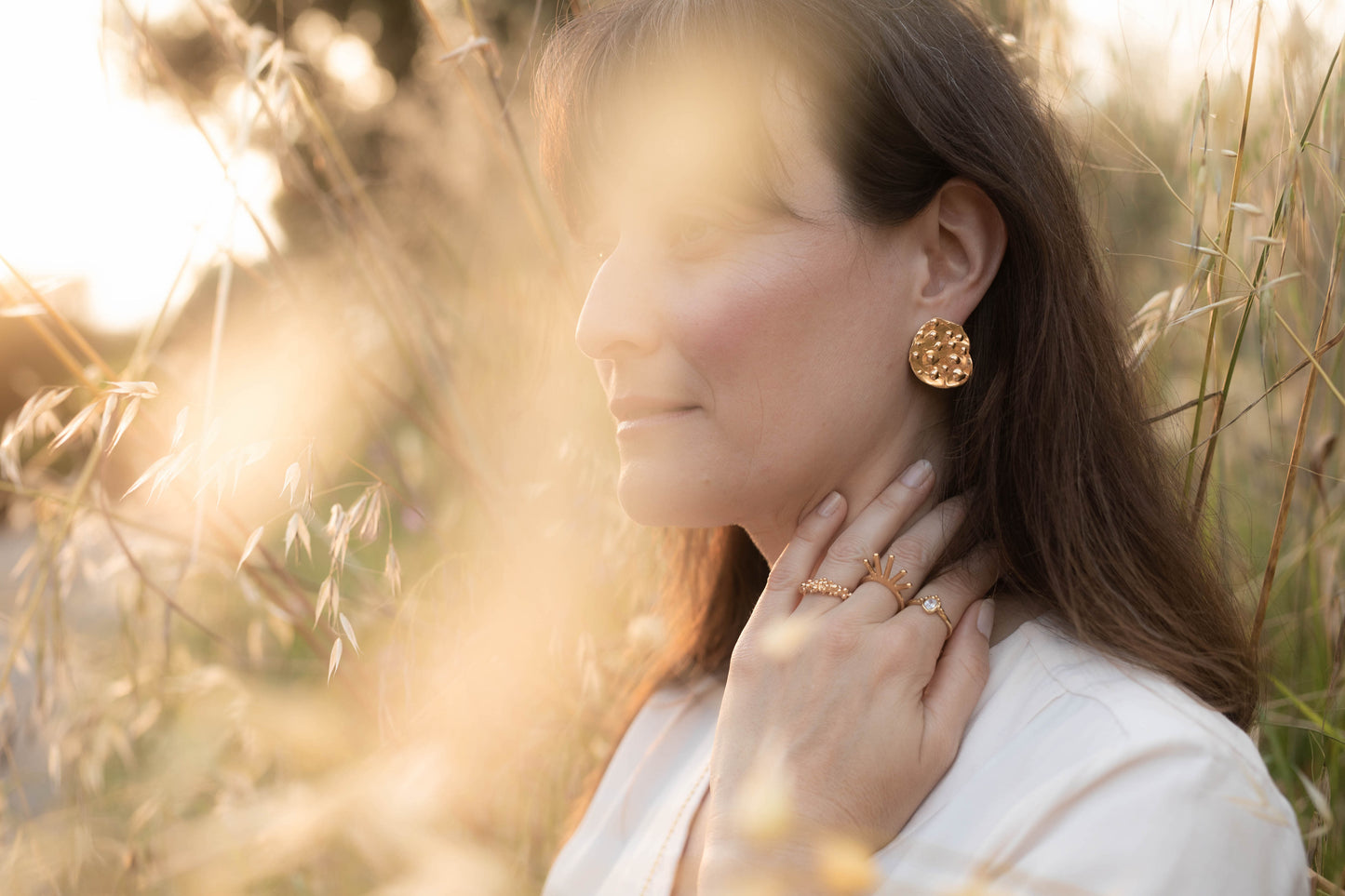 Raindrops on leaves Earrings