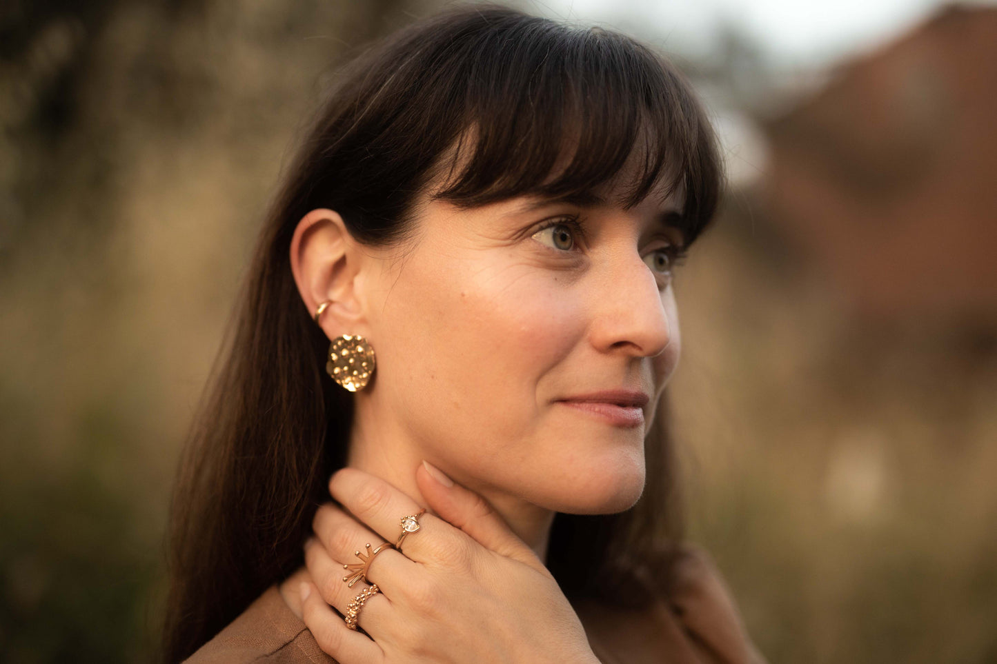 Raindrops on leaves Earrings