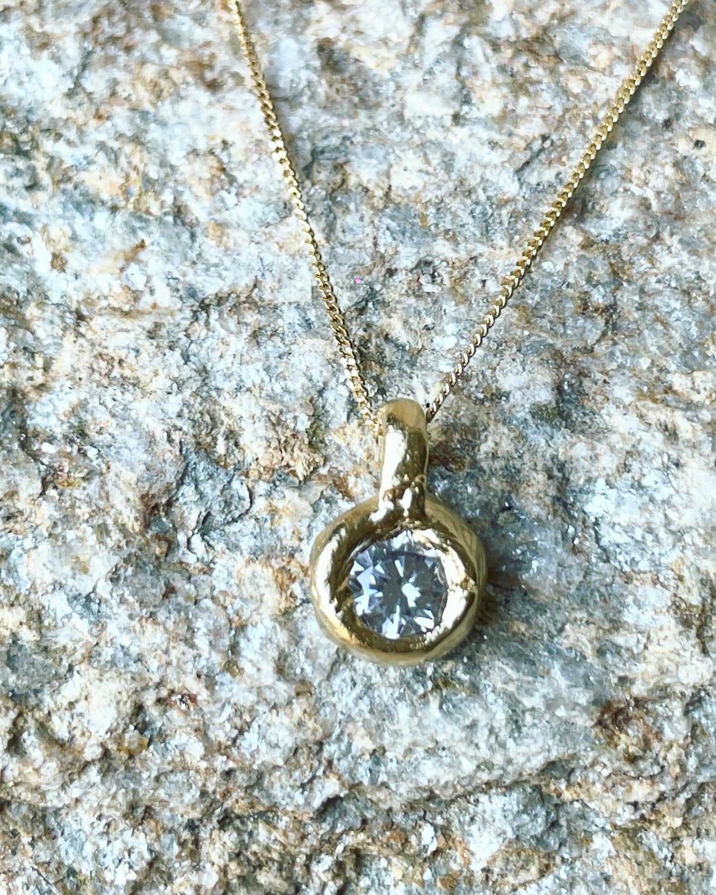 Tiny Pebble Necklace