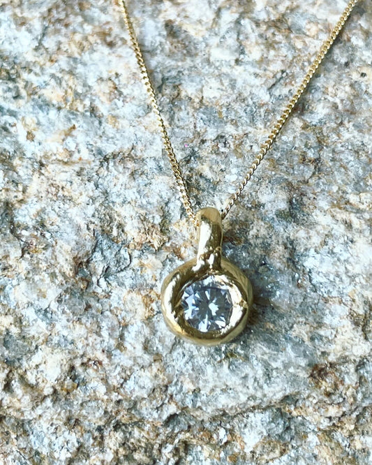 Tiny Pebble Necklace