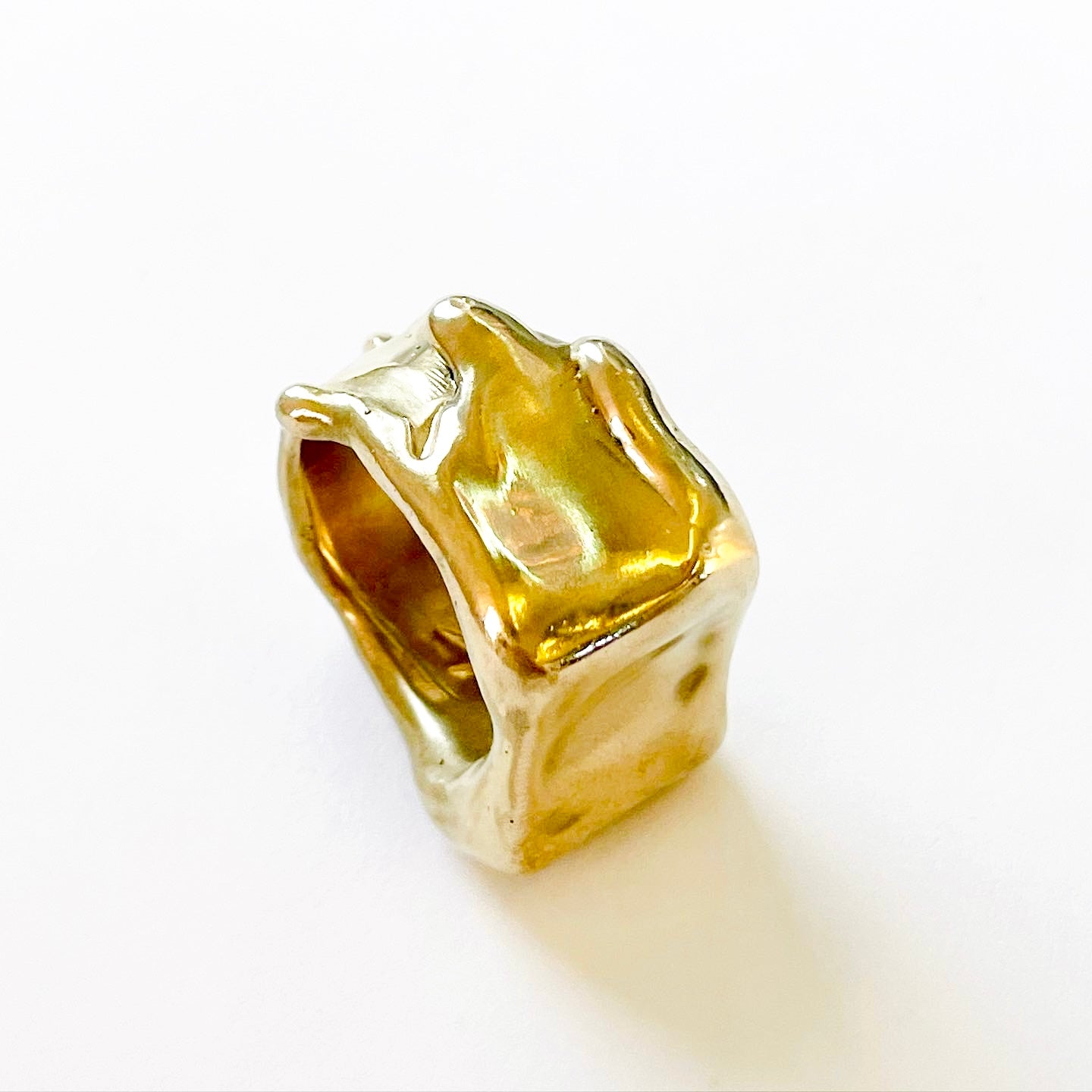 Liquid Love Ice Cube Signet Ring