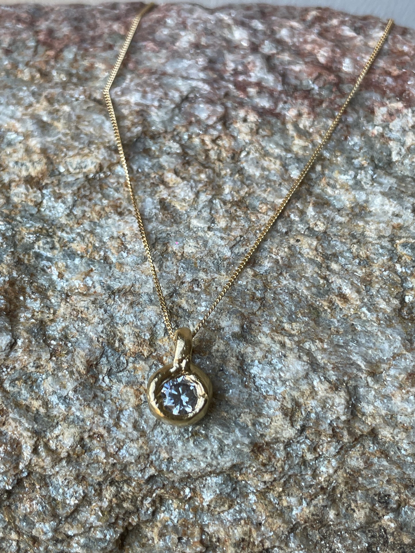 Tiny Pebble Necklace