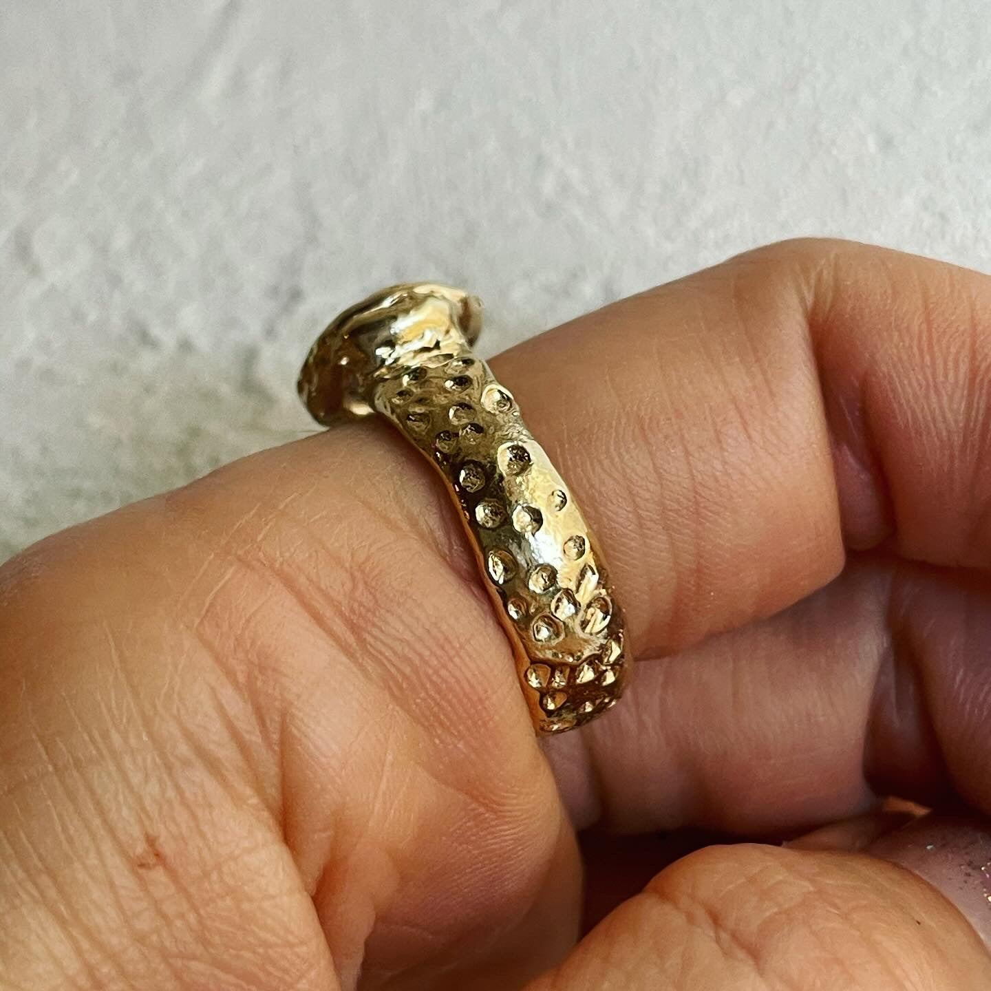 Bright Sirius on Beach solitaire ring