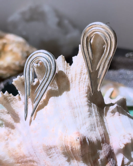 Seaweed Stud Earrings