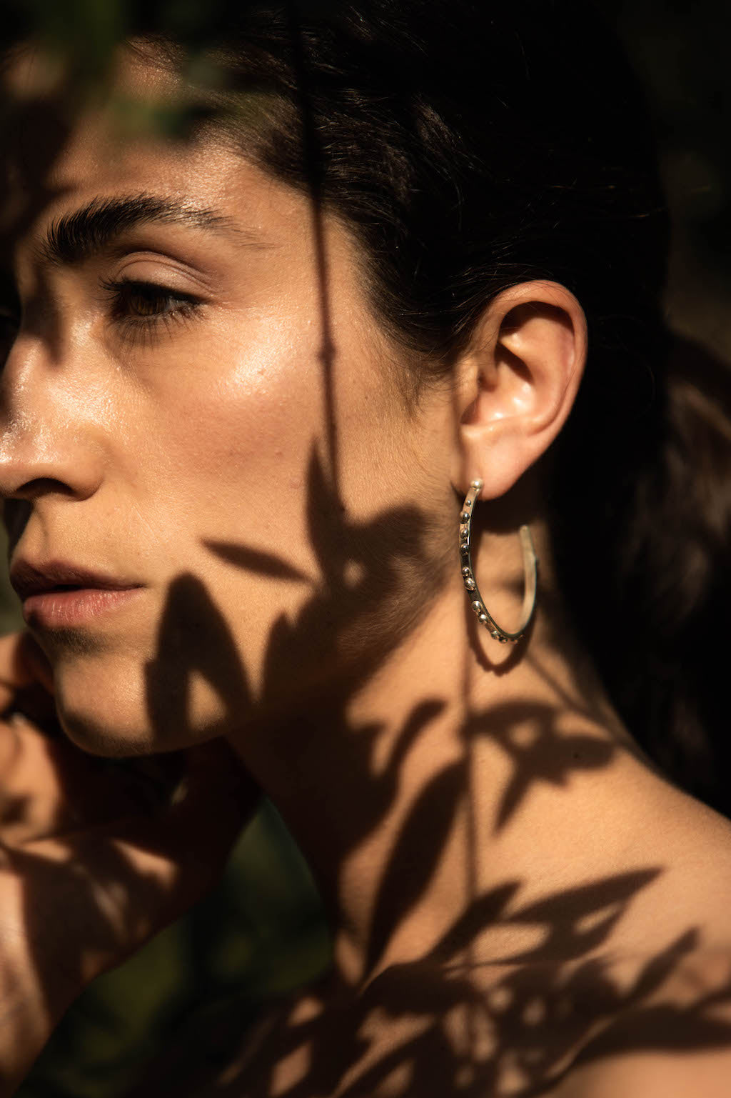 Big Raindrop Hoops