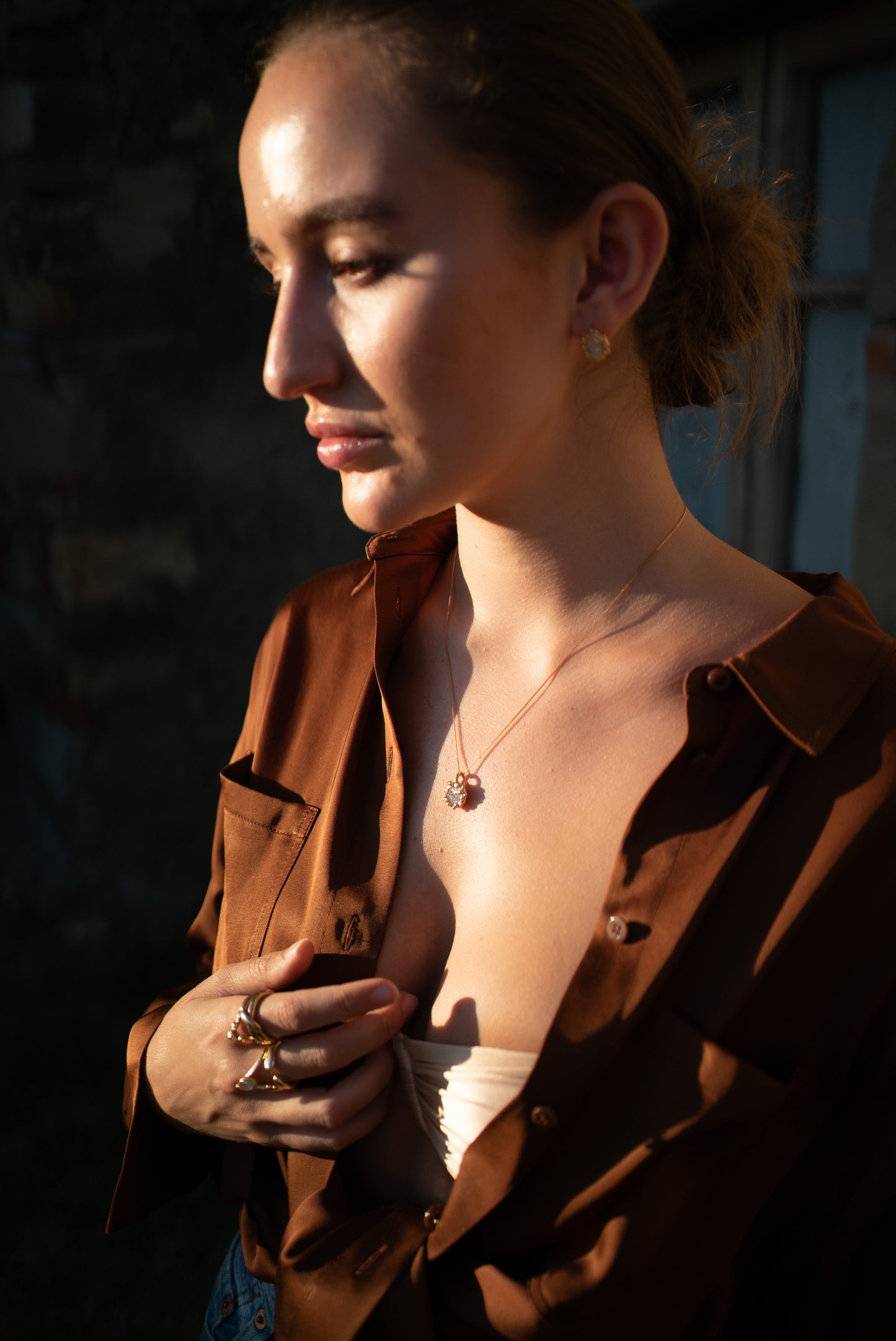 Rain on Venus Necklace