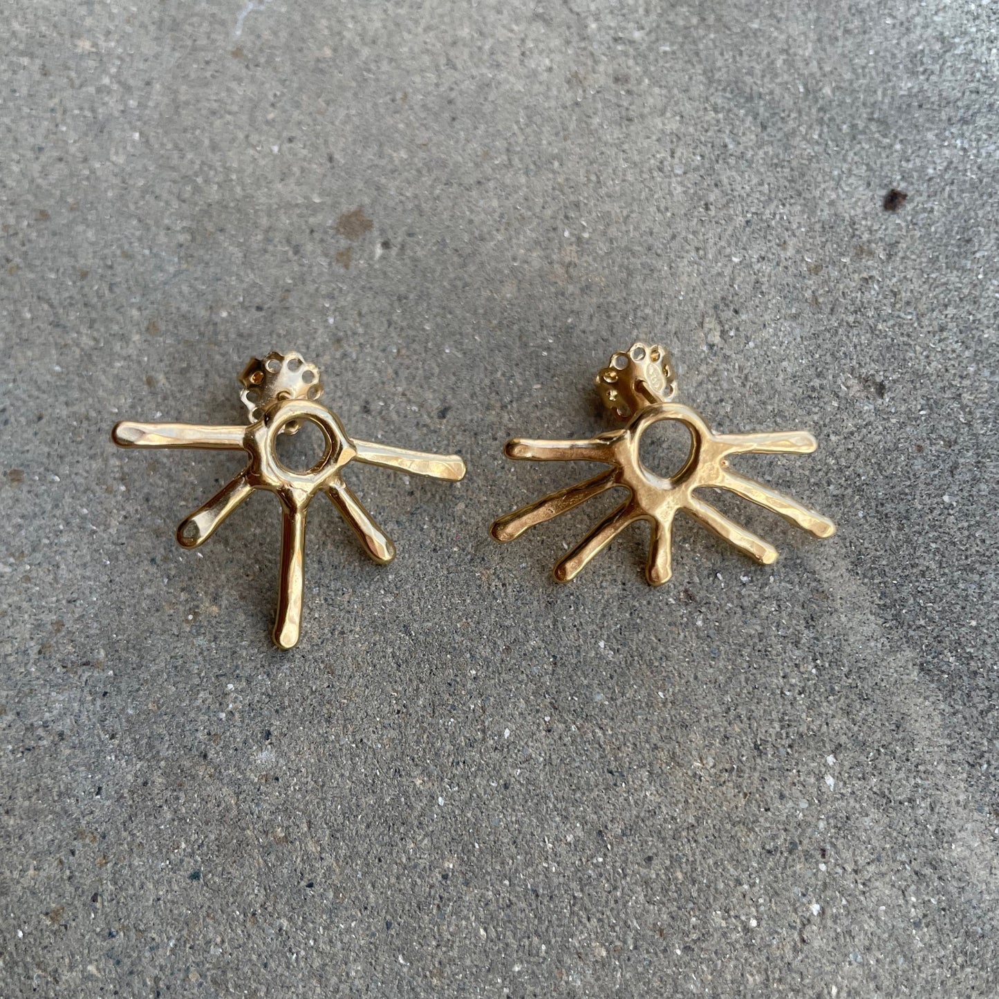 Sunset and Sunrise Stud Earrings