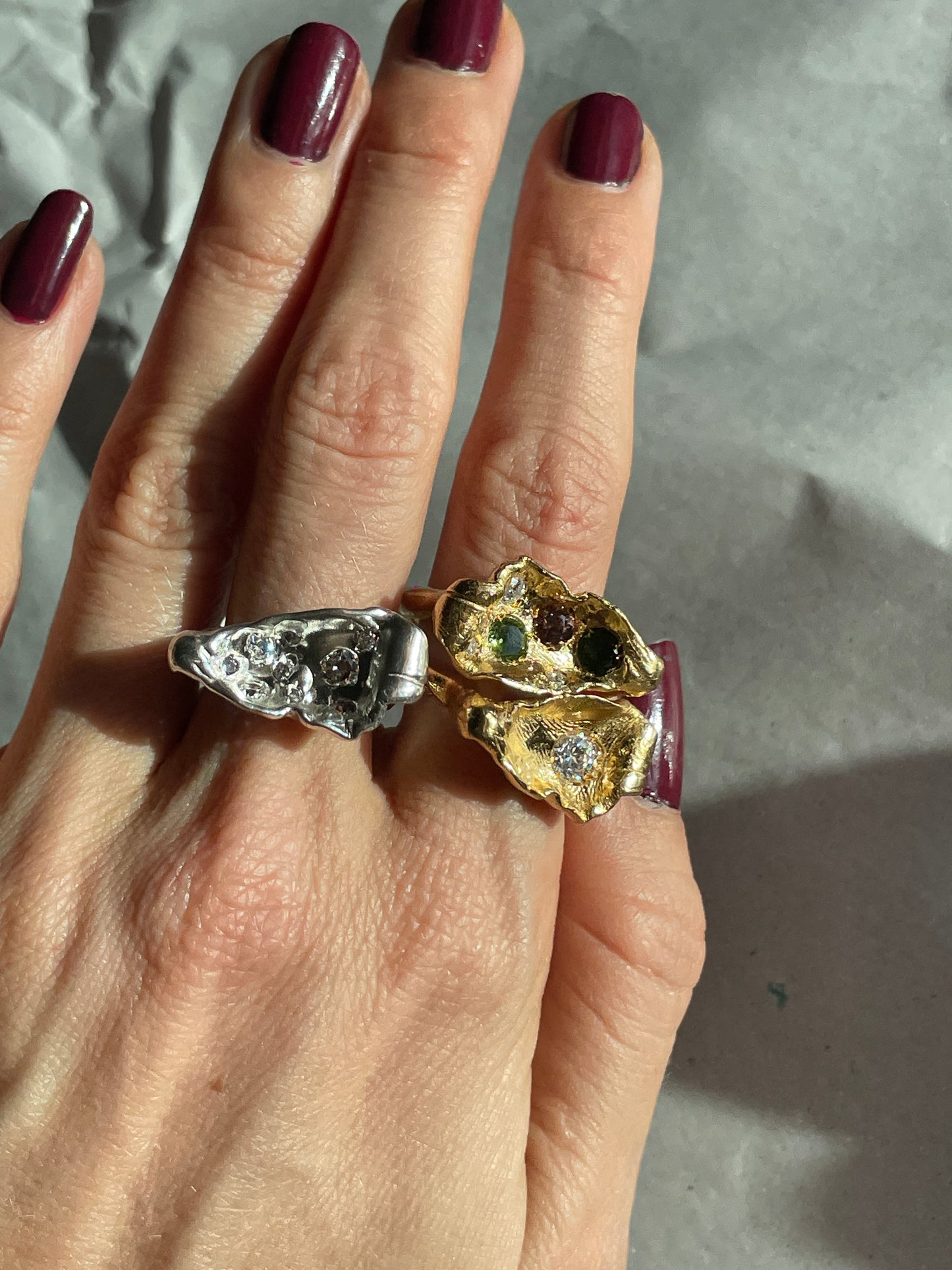 The Oyster Tourmaline Ring