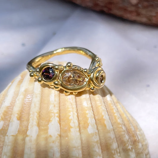 Encrusted Bubbles & Gems Band