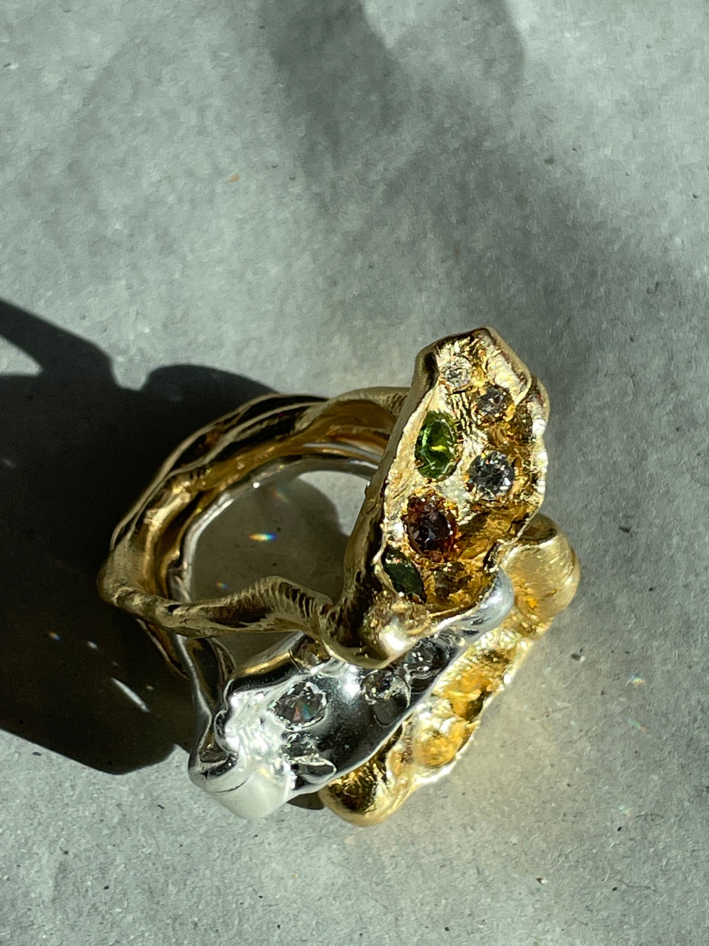 The Oyster Tourmaline Ring