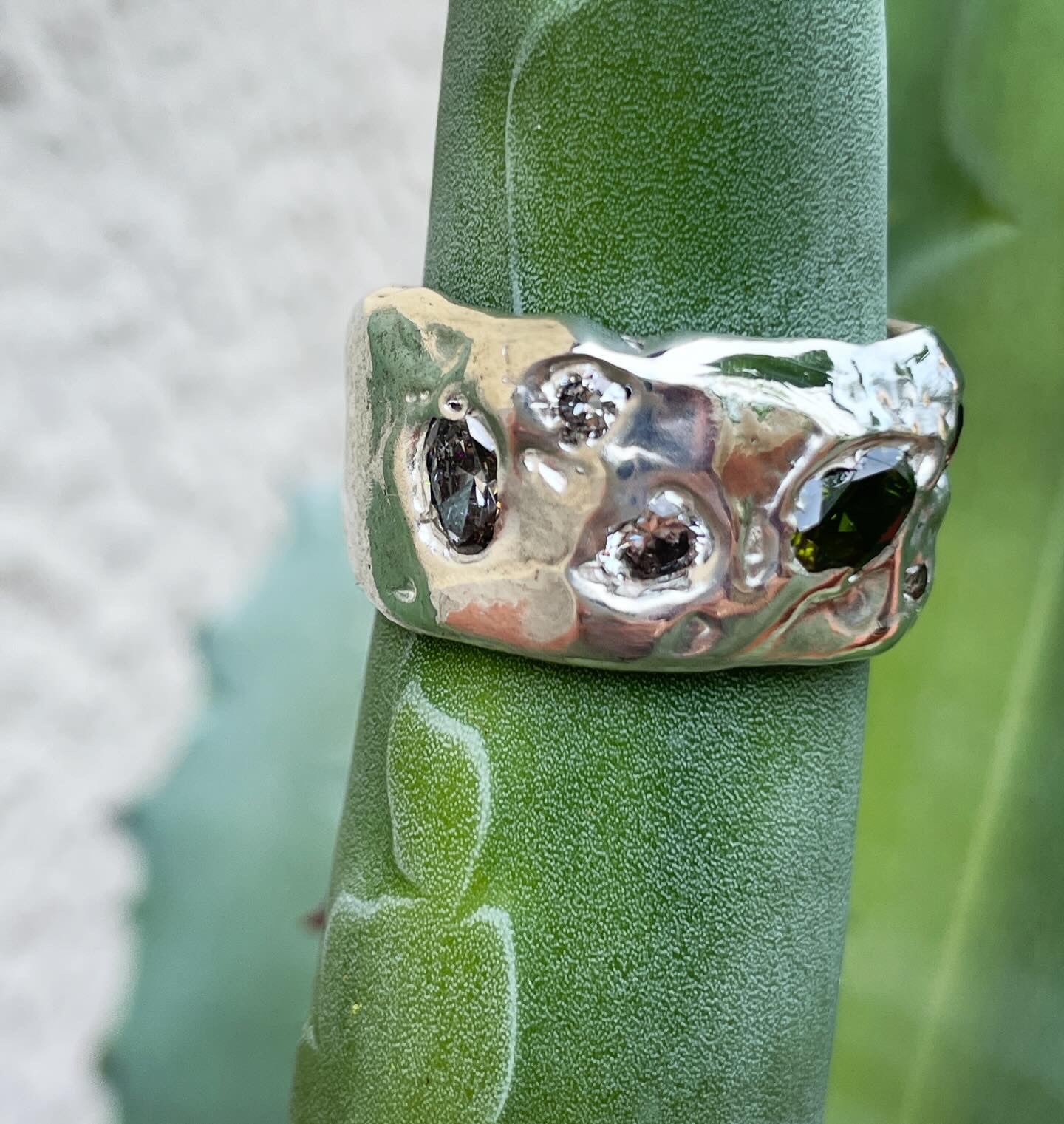 Beach Finds wide band ring