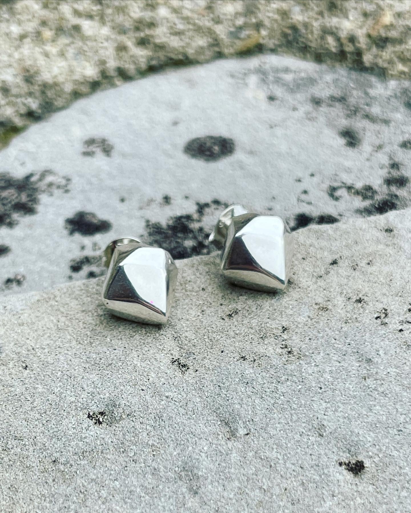 Fake diamonds medium Ear Studs