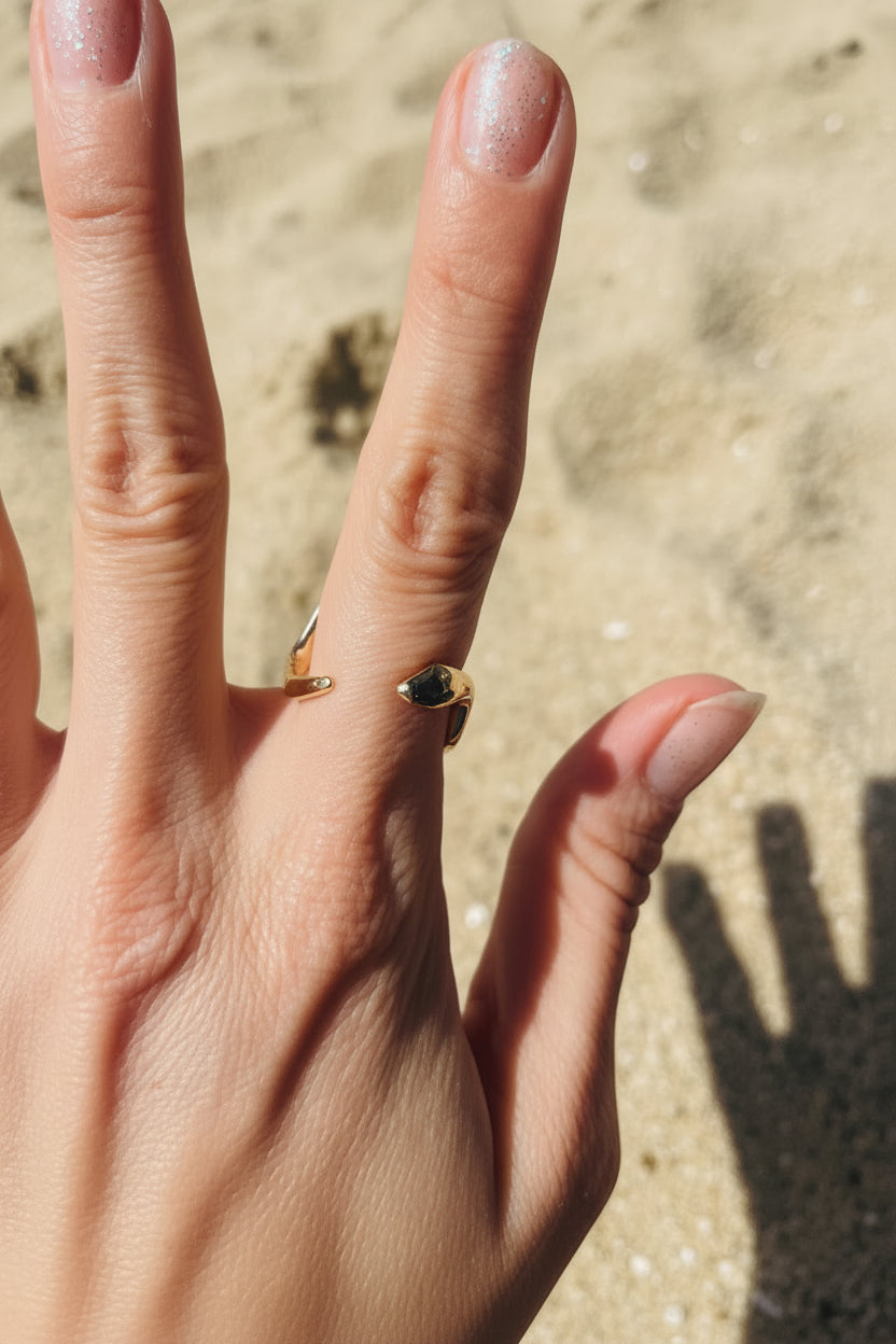 Sneaky Snake Open Ring