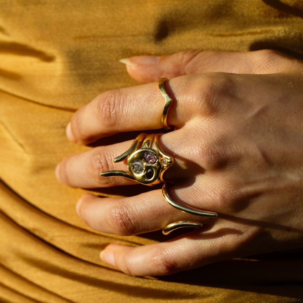 Tiny Star Stacking Ring