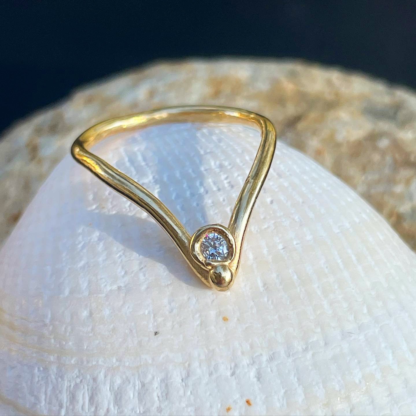 Tiny Star Stacking Ring