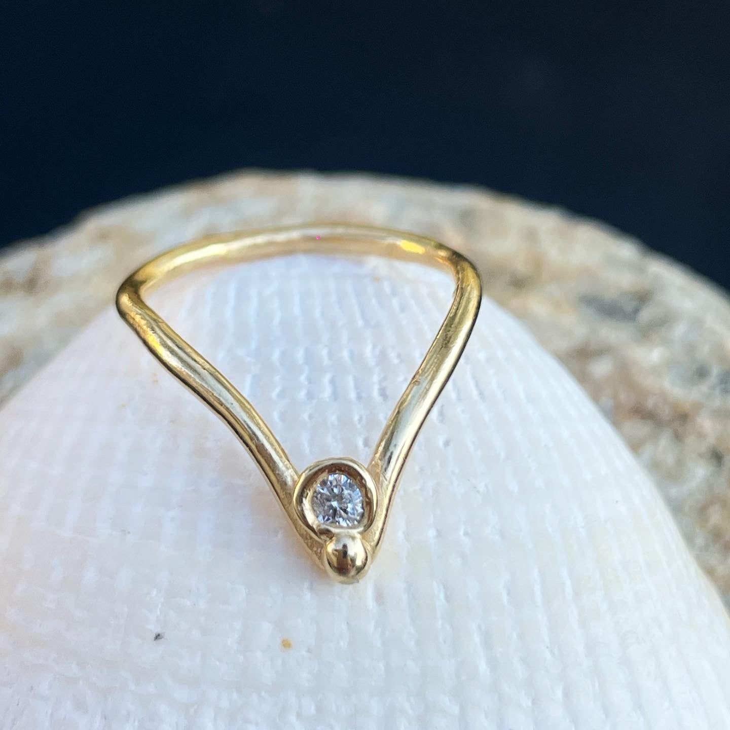 Tiny Star Stacking Ring